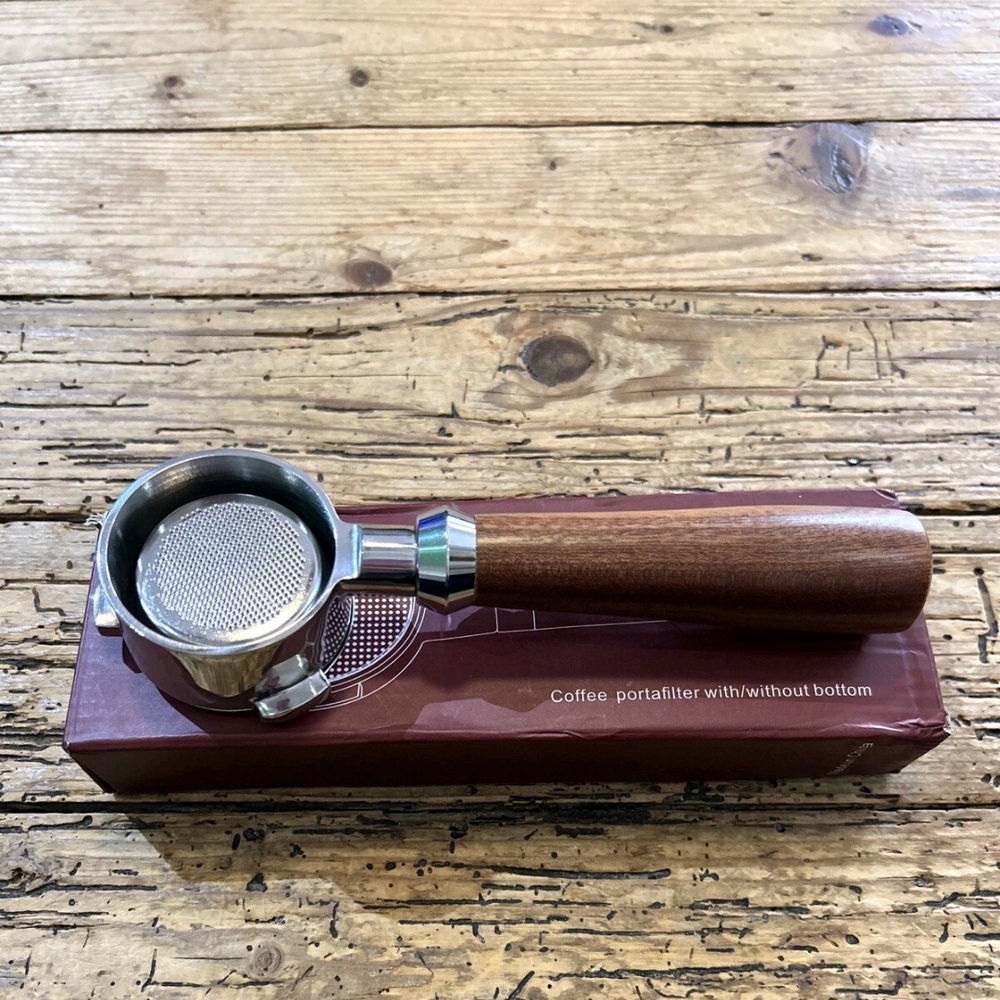 Wood Handle Coffee Portafilter